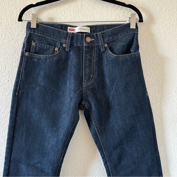 Levi’s Women’s 511 Slim Jean 16 28x28 Dark Wash Blue Casual Dressy Rodeo Western - Picture 3 of 10